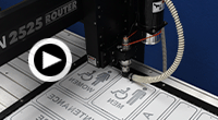 click to play making reversed engraved signage video