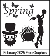 Free Engraving Clipart for December 2024.