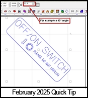 Engraving Quick-tip Rotating an object.