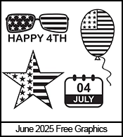 Free Engraving Clipart for June 2025.