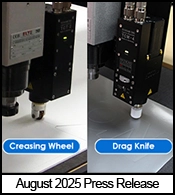 Engraving Quick-tip Braille multiples on precut plastic.