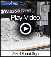 2550 Routing a Dibond Sign Video.
