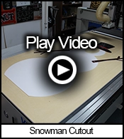 Snowman Cutout Video.